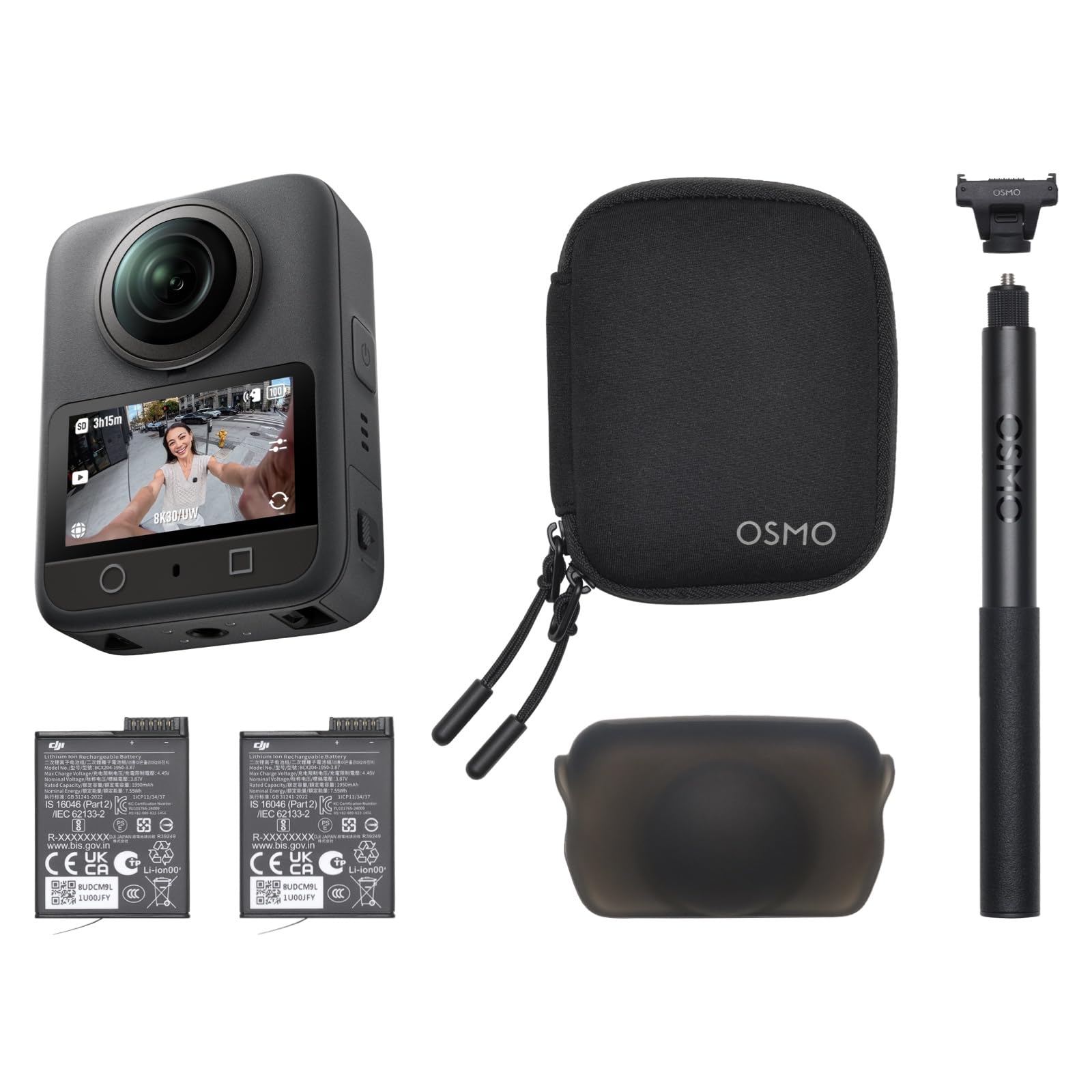 DJI Osmo 360 Essential Combo, 360 Action Camera