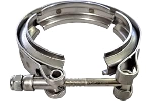 KB DIESEL PERFORMANCE LLC Lower Turbo Downpipe Exhaust V-Band Clamp for 6.6l 2001-2015 LB7-LML Duramax