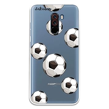 dakanna Funda para Xiaomi Pocophone F1 | Patrón Balón de Fútbol ...