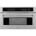 ZLINE 30 Inch wide, 1.6 cu ft. Built-in Convection Microwave Oven in Stainless Steel with Speed and Sensor Cooking