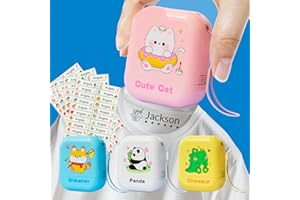 Name Stamp for Clothing Kids Waterproof, Personalized Custom Name Baby Clothing Stamp, Custom Free Name Tags（100 Indivual）Sch