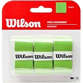 WILSON Sporting Goods Pro Overgrip Tennis Grip - Blade, Green, 3pack (WRZ470810)