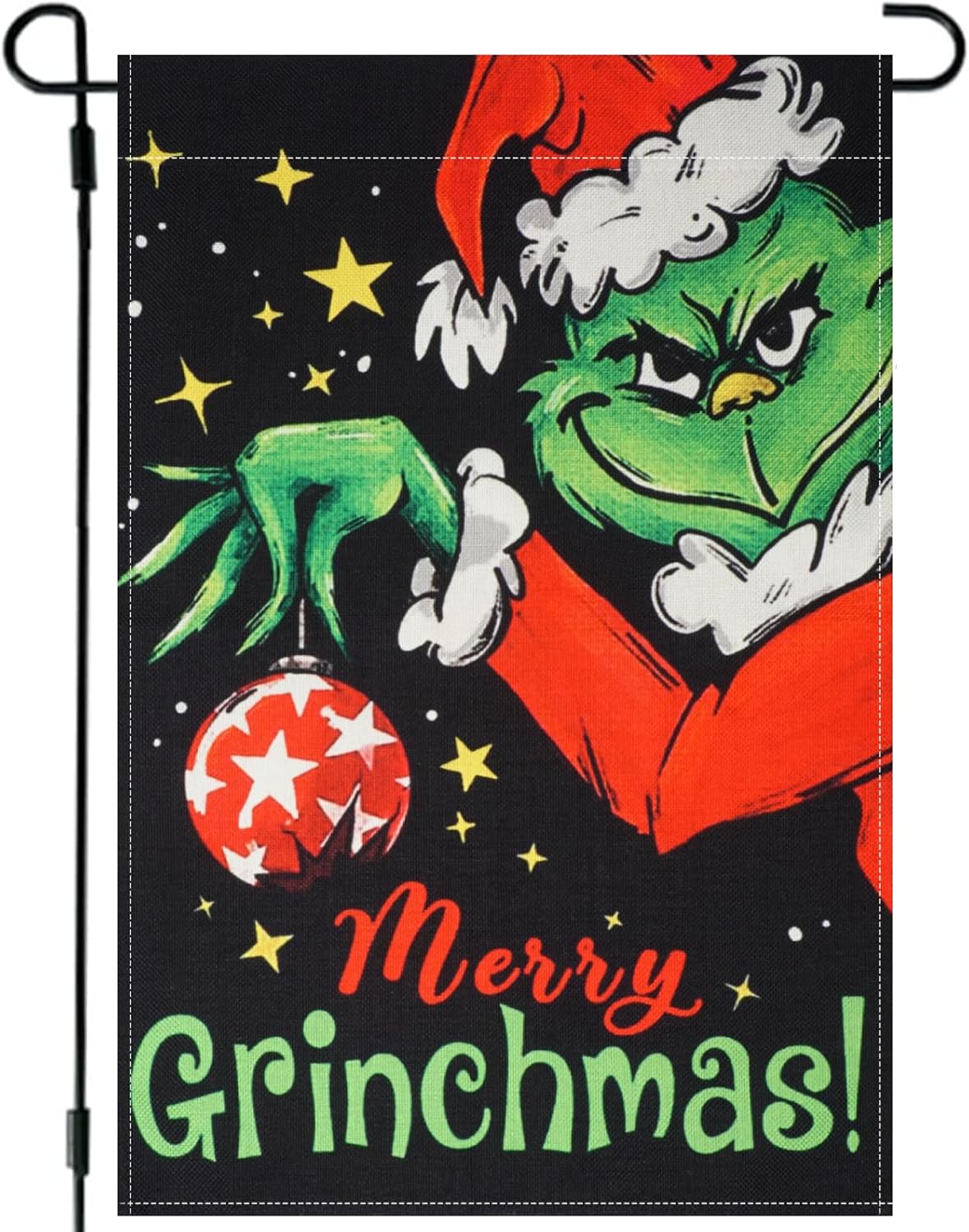 Flags - Christmas Garden Flag Double Sided 12×18 Inch Cute Home Burlap Decorations for Winter Farmhouse Outdoor Yard Front Porch…