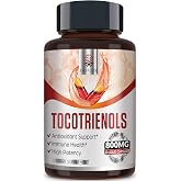 Kroppssund Tocotrienols 800mg &amp; Tocotrienols Vitamin E | 60 Liquid Capsules | 800mg Tocotrienols &amp; Tocopherols | Full-Spectrum Vitamin E