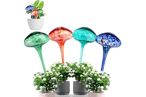 Guwealthy Plant Watering Globes 4 Pcs - Plant Water Devices,Self Watering Planter Insert (170ml)