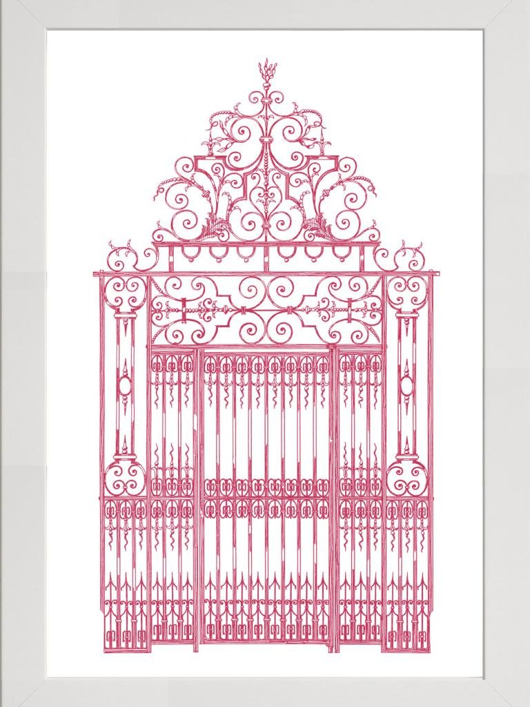 Frame Company Watson Range English GardenIII by Wild Apple Portfolio, Frame - A5, White