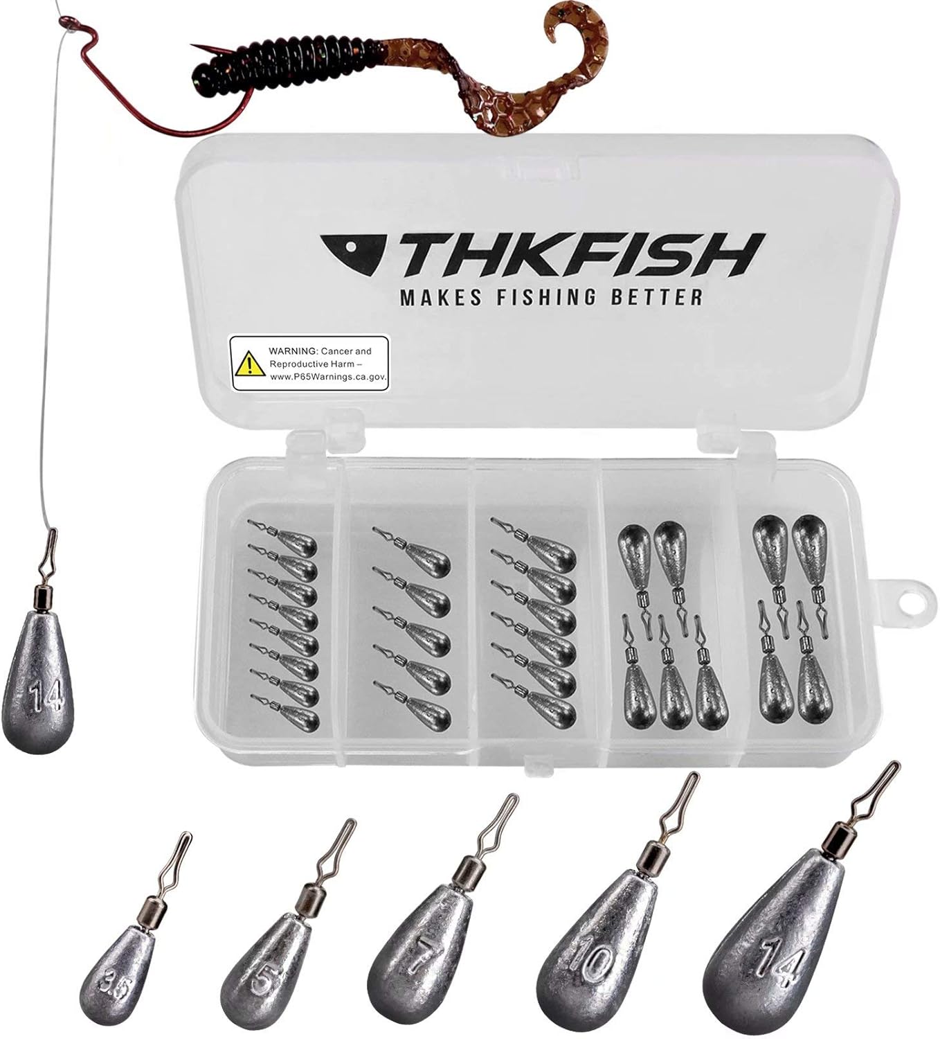thkfish Fishing Weights Fishing Sinker Drop Shot Weights Fishing Weights Kit Drop Shot Rig Fishing Weights B-Waterdrop Shape 28pcs : Sports & Outdoors