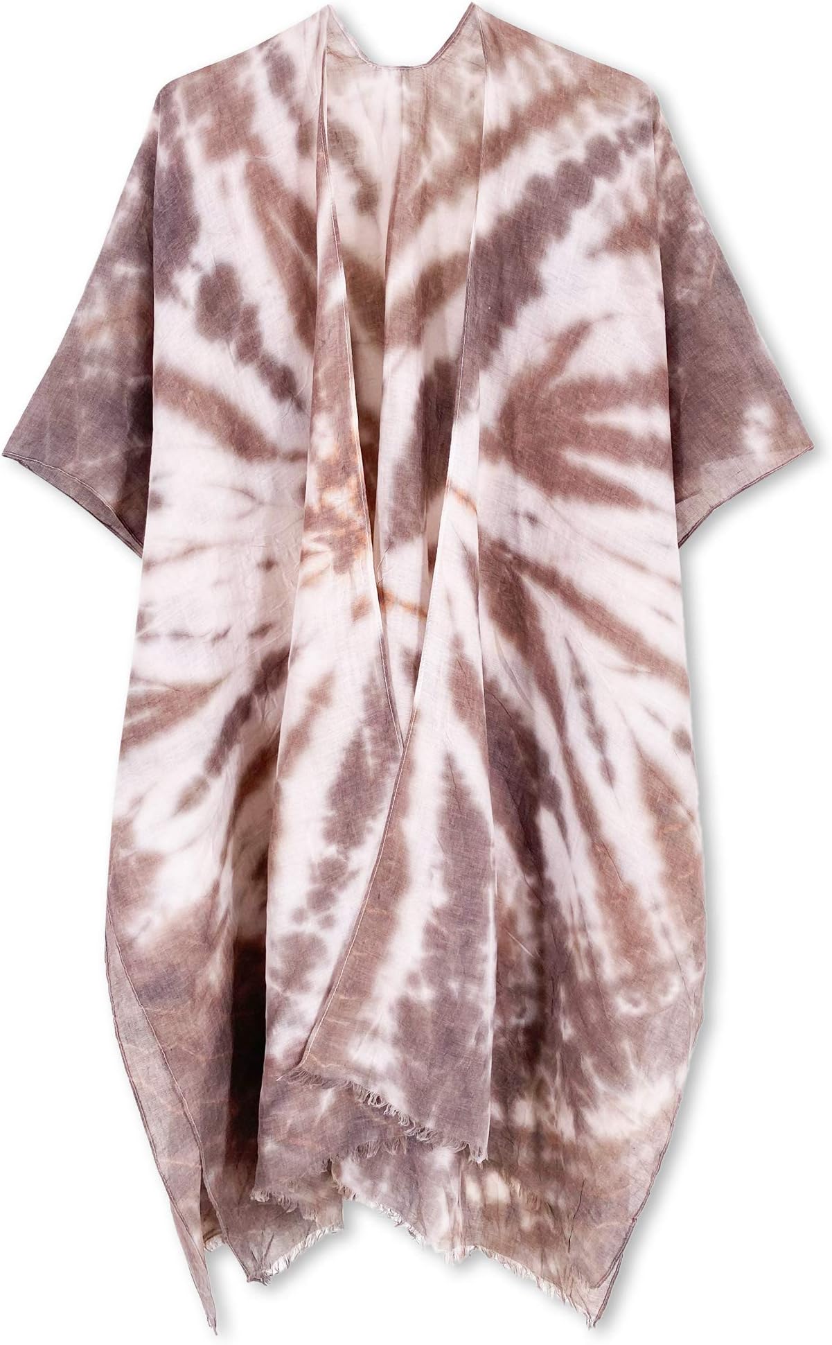 Spicy Sandia Swimsuit Cover ups for Women Open-Front Kimono Cardigan with Vintage Print