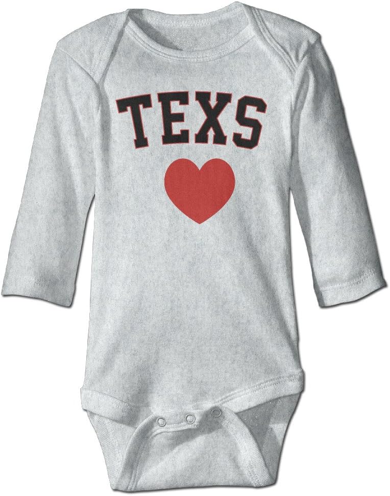 Custom TEXS Baby Girl And Boy Climbing Cotton Long Sleeve T [ -