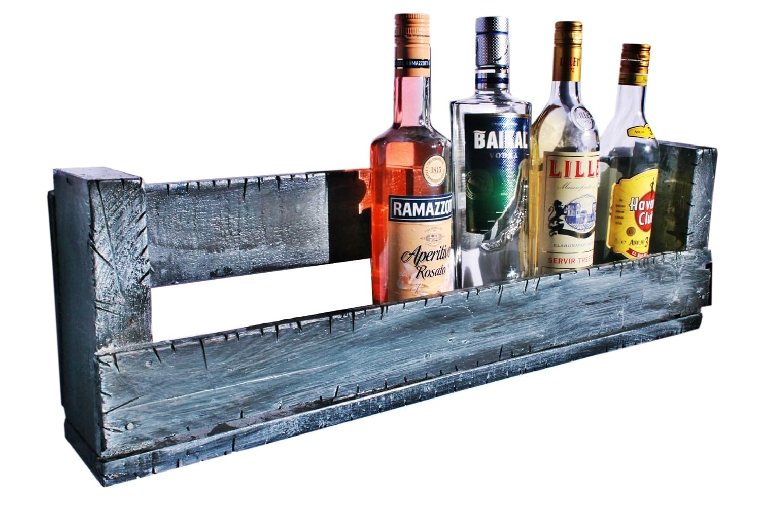 Ablagen & Regale Handmade Produkte Wandregal Beton-Optik 80cm Anthrazit