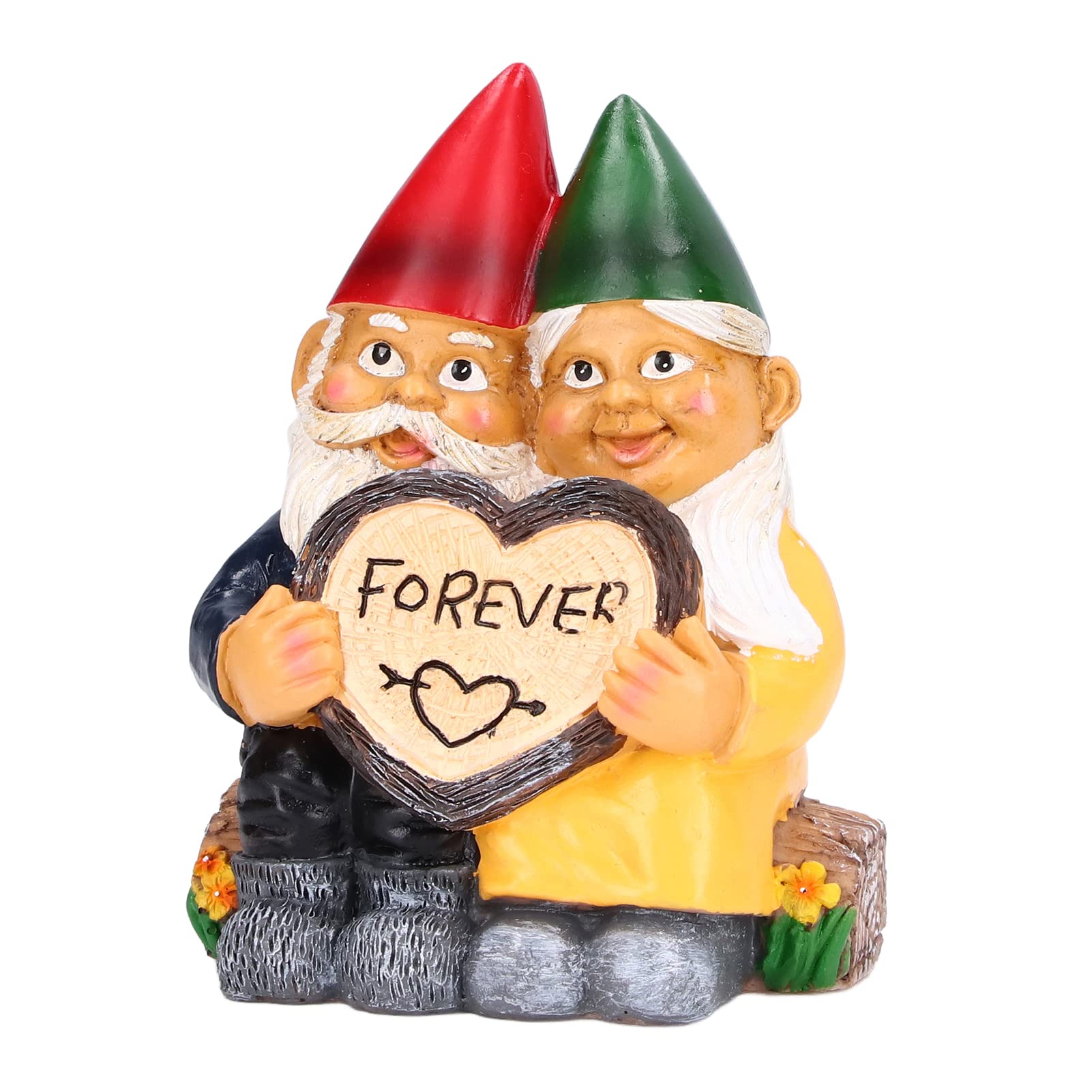Funny Garden Gnomes, Loving Elderly Couple Figurines, Garden Gnome Couple in Love Collectible, Funny Garden Ornaments, Garden Gnomes Outdoor, Mr and Mrs Gnome Couple Statue for Home Decor