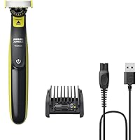 Philips Norelco OneBlade 360 Face Hybrid Electric Trimmer and Shaver, Frustration Free Packaging, QP2724/90