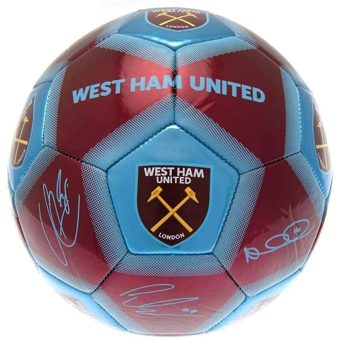 West Ham United FC Football, Size 5 Deflated