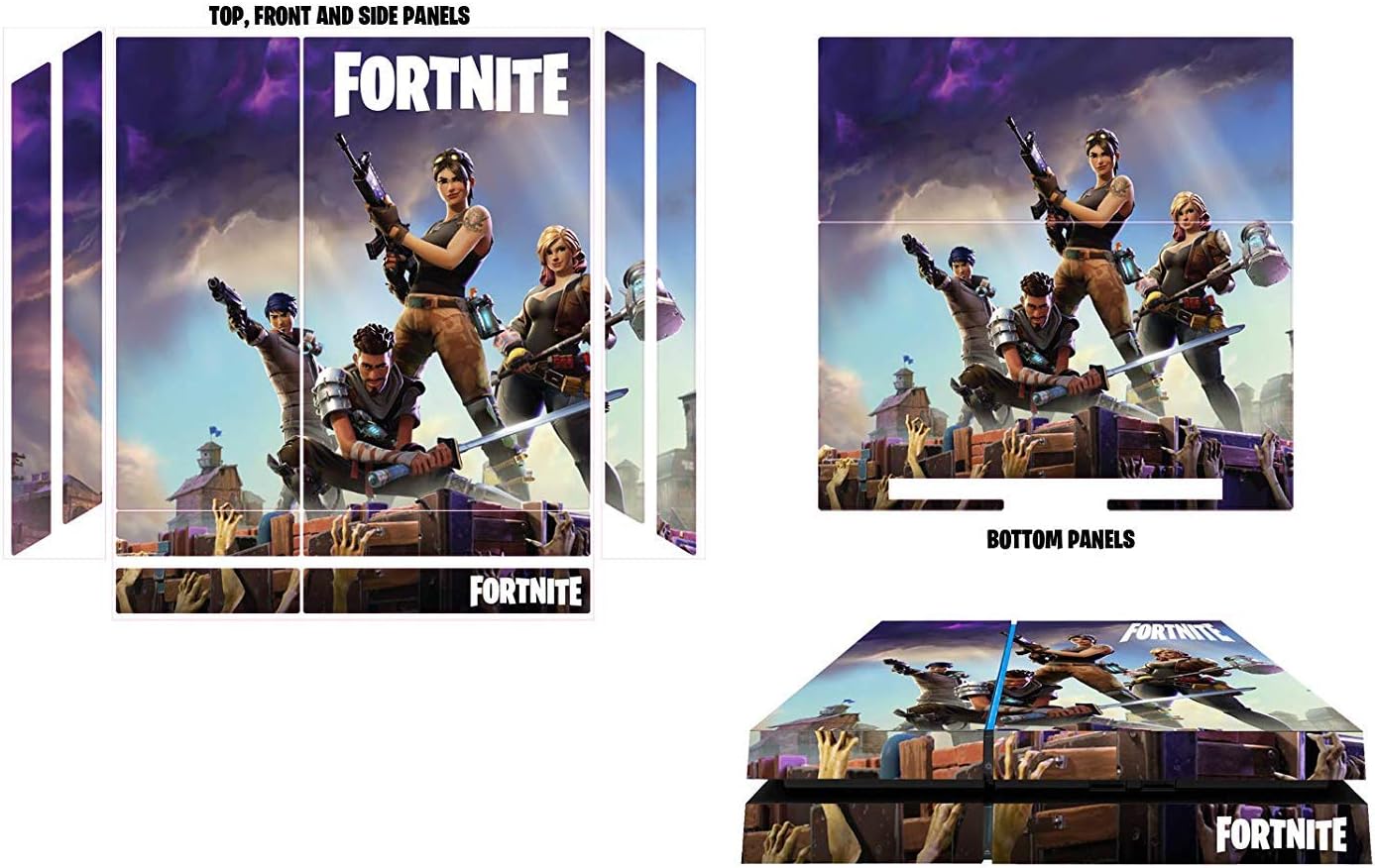Fortnite - PS4 Skin - Custom Battle Royale Skin Playstation 4 - Full Set