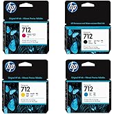 HP 712 29ml DesignJet Original Ink Cartridge for T650, T630, T230, T210 &amp; Studio Plotter Printers