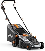 VonHaus 1800W Electric Lawn Mower 430mm 52L Bag 5 Heights Foldable Handle
