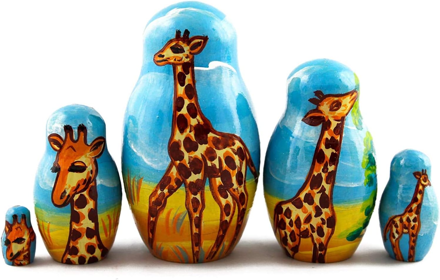 giraffe nesting dolls