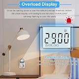 MECHEER Power Meter Plug 8 Modes UK Socket Energy Monitor White Backlight Large view 3