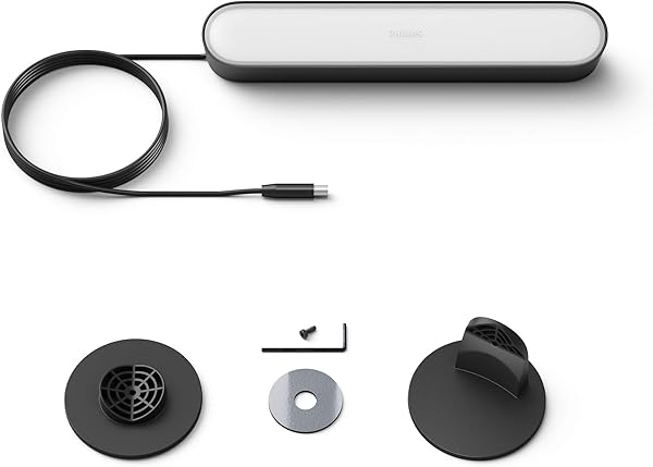 Philips Hue Play Barra de luz regulable compatible con Amazon Alexa Apple HomeKit y Google Home luz blanca y de colores requiere conexin a puente Hue negra Extensin