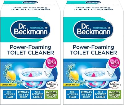 Dr. Beckmann Power-Foaming Toilet Cleaner 3 x 100g Lemon Fresh Pack of 2