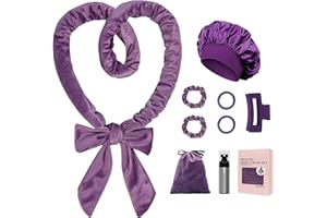 ZILAMPU Heatless Hair Curler, Heatless Hair Curlers to Sleep In Overnight Curls Headband, 70" Long Soft No Heat Curling Headb