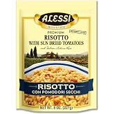 Alessi Autentico, Premium Seasoned Risotto, Italian Arborio Rice, Easy to Prepare, 8oz (Sun Dried Tomato, Pack of 6)