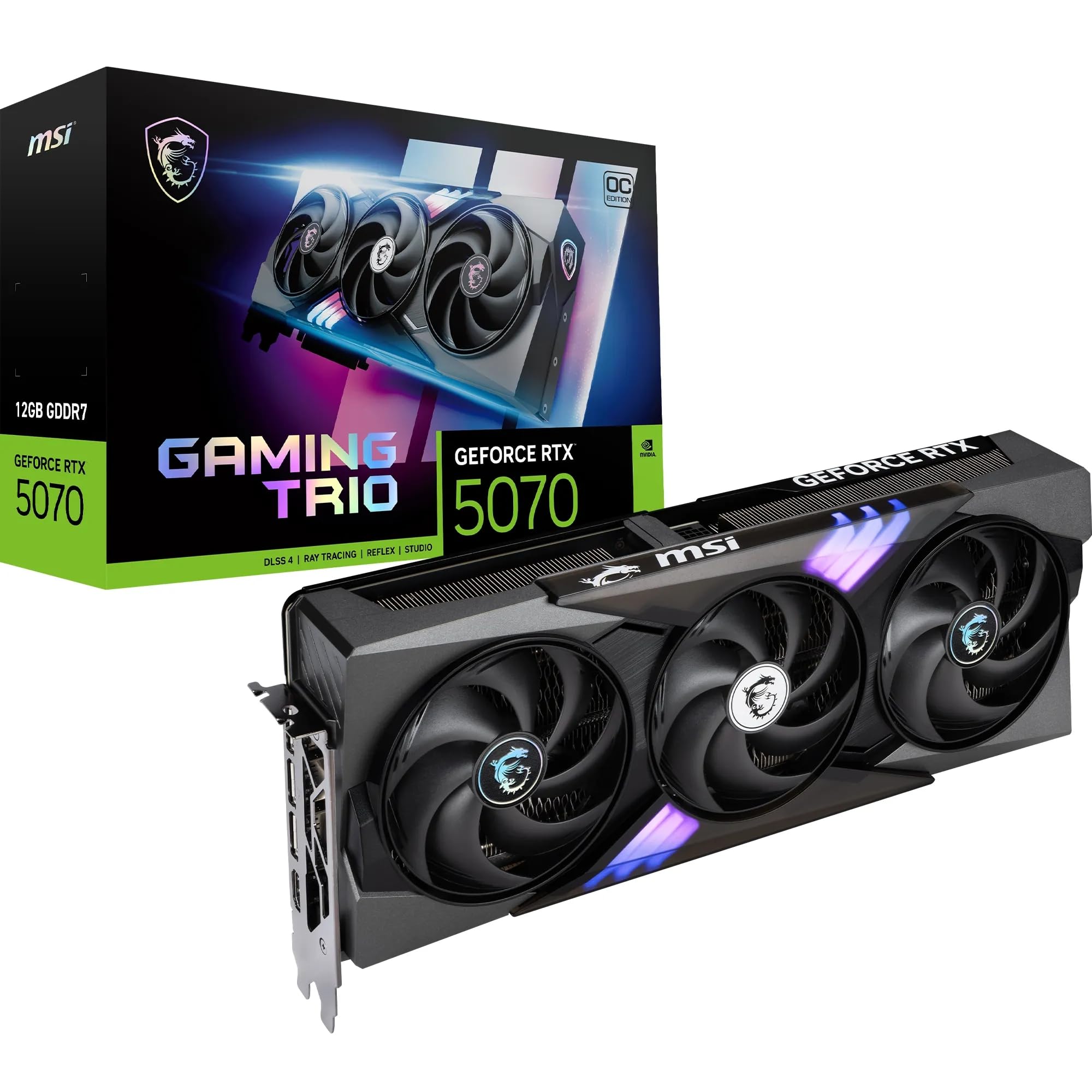 MSI GeForce RTX 5070 12G GAMING TRIO OC エムエスアイコンピュータージャパンの商品画像