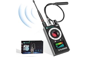 JMDHKK Hidden Camera detectors,Bug detectors, Anti spy Detector,Portable rf Scanner, Camera Finder for Listening Device GPS T