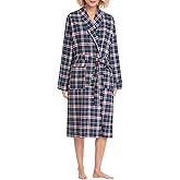 Latuza Women's Cotton Flannel Robe