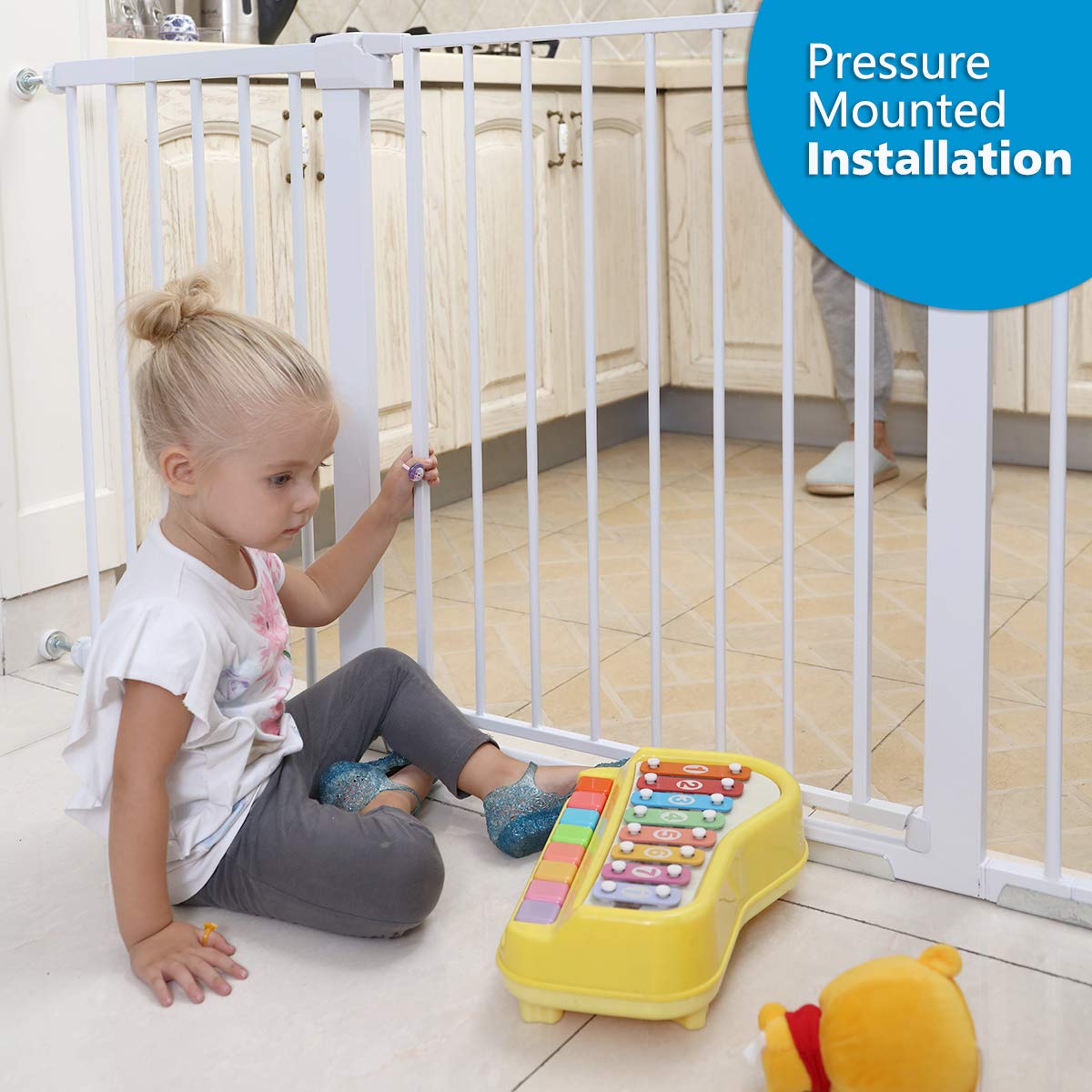 flalivi auto close safety baby gate