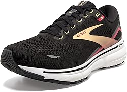 Brooks Women's Sneaker, Black Orange Raspberry, 11.5