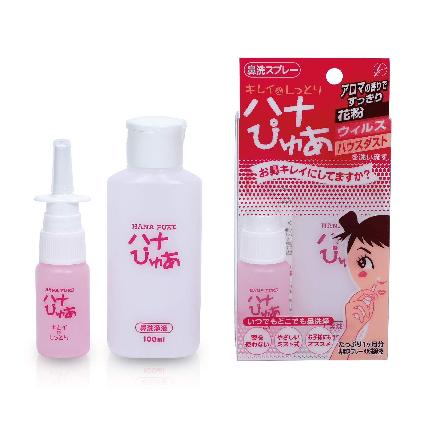 東京鼻科学研究所 ハナぴゅあ 鼻うがいミスト 100mLの商品画像