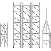 ROHN 25SS040 40' Self-Supporting Tower, No Ice