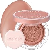 JUNG SAEM MOOL Artist Cushion Blush Blur | Nutty Rose | soft matte finish liquid blush, 6 color cheek makeup, cheek tint, Kor