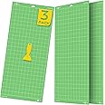 HTVRONT Standard Grip Cutting Mat for Cricut, 3 Pack Cutting Mat 12x24 for Cricut Explore Air 2/Air/One/Maker， Standard Adhesive Sticky Quilting Cutting Mats Replacement Accessories for Cricut