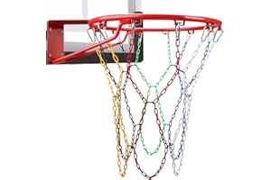 GW Gwongvvei Basketball Net All Weather Anti Whip,Heavy Duty Replacement Basketball net Indoor Outdoor Standard 12 Loops Basketball Hoop