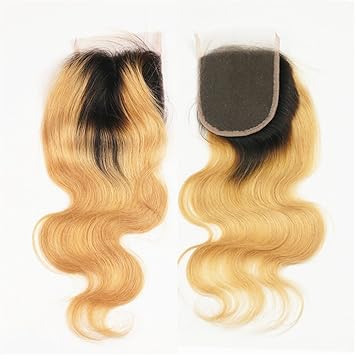 Amazon Com Stella Reina Top Lace Closure Free Part Dark Roots