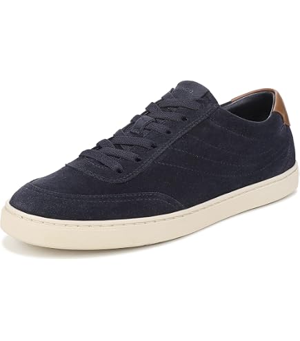 Amazon.com | Vince Men's Palm Trainer Sneakers, Coastal/Birchwood