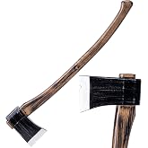 Spooktacular Creations 27" Halloween Realistic Plastic Felling Axe, Scary Toy Weapons, Fake Plastic Toy Axes for Women Men Halloween Costume Cosplay Party Props Accessories
