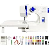 Lastempa StitchMaster Pro Sewing Machine - Twin/Double Needle Compatible, 14 Stitches, Easy for Beginners &amp; Home Users