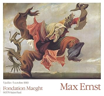 Max Ernst L Ange Du Foyer 1983 Poster Amazon Co Uk Kitchen Home