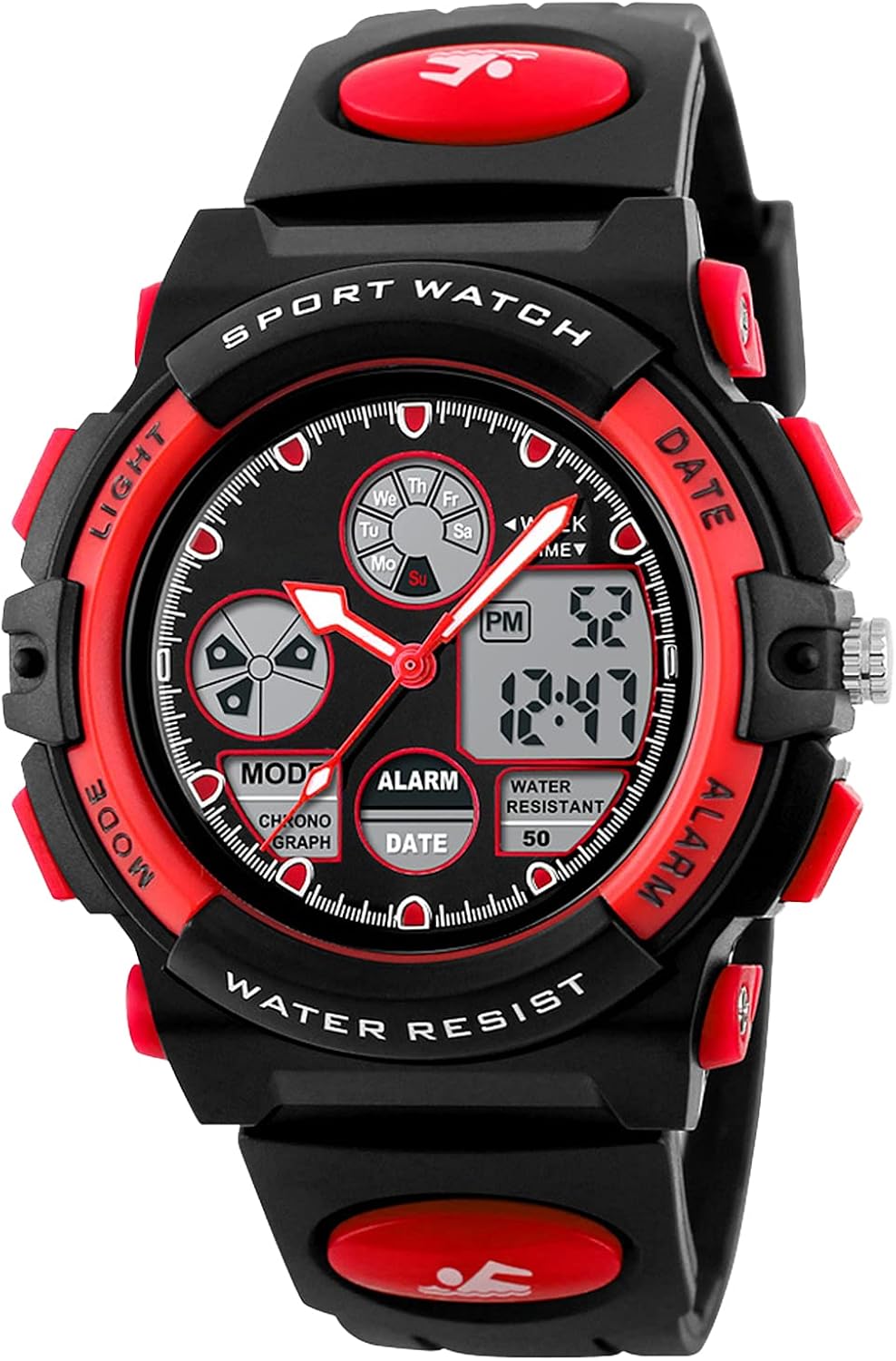 Petyoung Bambino Orologio Digitale 50M Impermeabile Orologio Da Polso