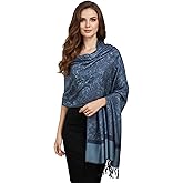 PASKMLNA Paisley Jacquard Pashmina Shawl Wrap Scarf Stole