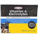 Durvet Vitamins &amp; Electrolytes Conc, 4 oz (113.4g)