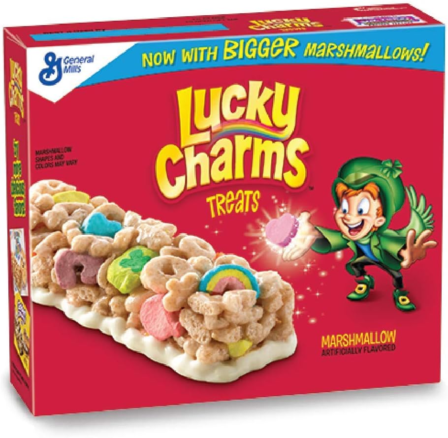 General Mills Lucky Charms Treat Cereal Bar (Pack of 8) Amazon.co.uk