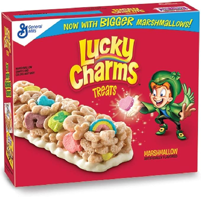 General Mills Lucky Charms Treat Cereal Bar (Pack of 8) Amazon.co.uk