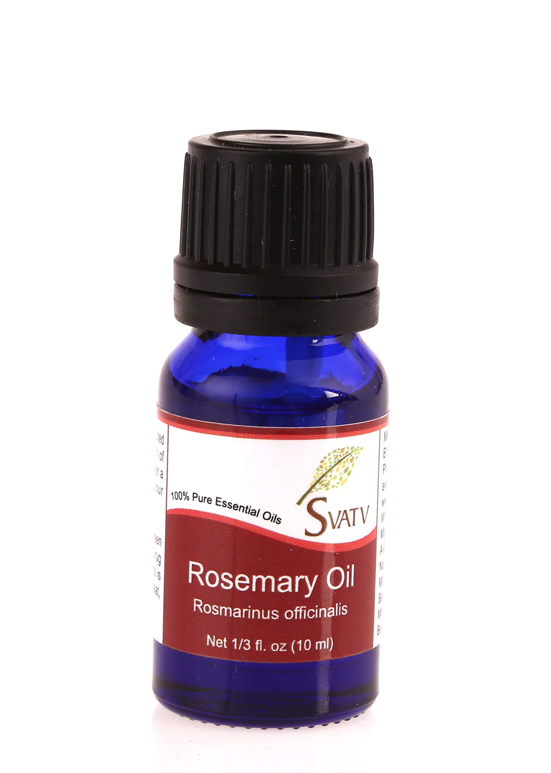 SVATV Rosemary Essential Oil Therapeutic Grade Aromatherapy Oils Fragrance Oil for Diffuser Yoga Massage & DIY Personal Care 10 ml