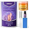 XIWEIOO foot salt set Foot Soak with Epsom Salt - For Toenail Repair, Athletes Foot, Softens Calluses, Soothes Sore & Tired Feet…