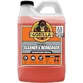 GORILLA Concrete Cleaner and Degreaser, Heavy Duty Concentrated, 64 Fl Oz | Oil &amp; Stain Remover for Driveways, Garages, and More, Works on Masonry, Brick, Stone, and Patios