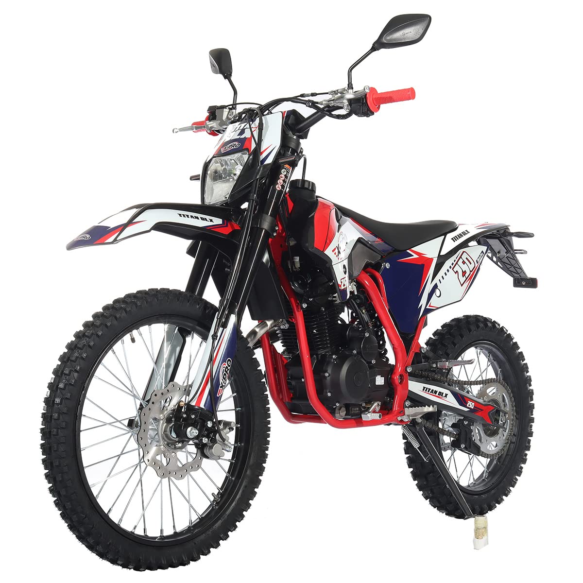 X-PRO Titan 250 DLX 250cc Dirt Bike with All Lights